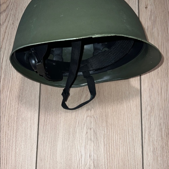 Kids Army Green Costume Helmet - Picture 5 of 11